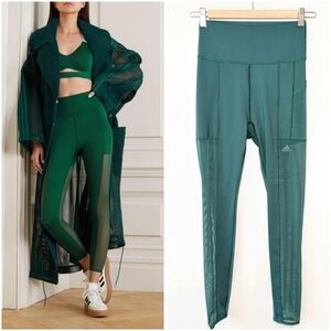 Adidas X Ivy Park Beyoncé Mesh 3-stripes Leggings Gym Fitness Tights Sport